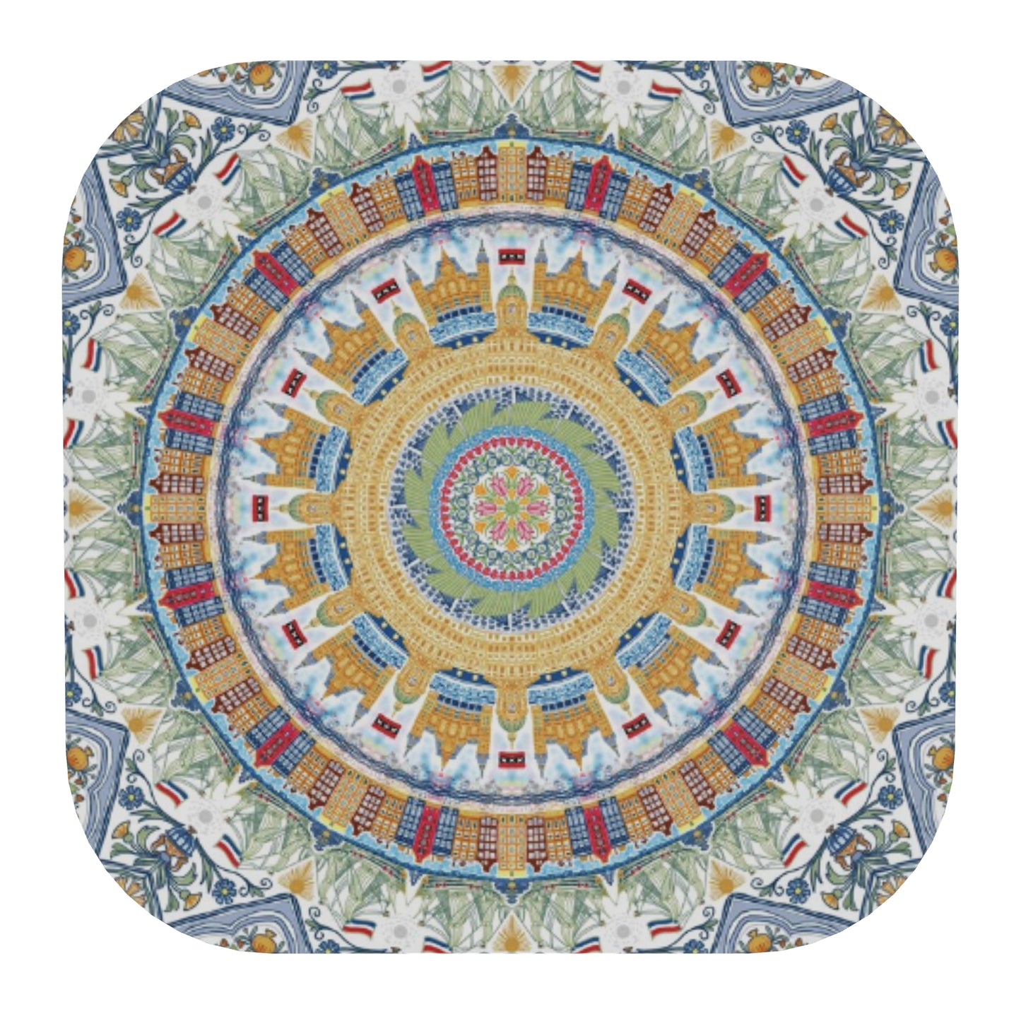 Amsterdam themed coasters - set of 4