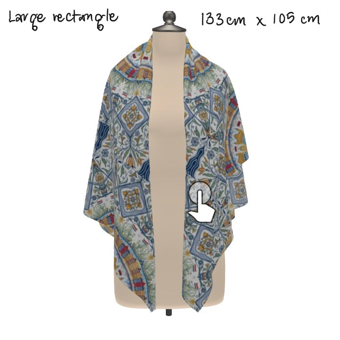Amsterdam themed 100% cotton scarf