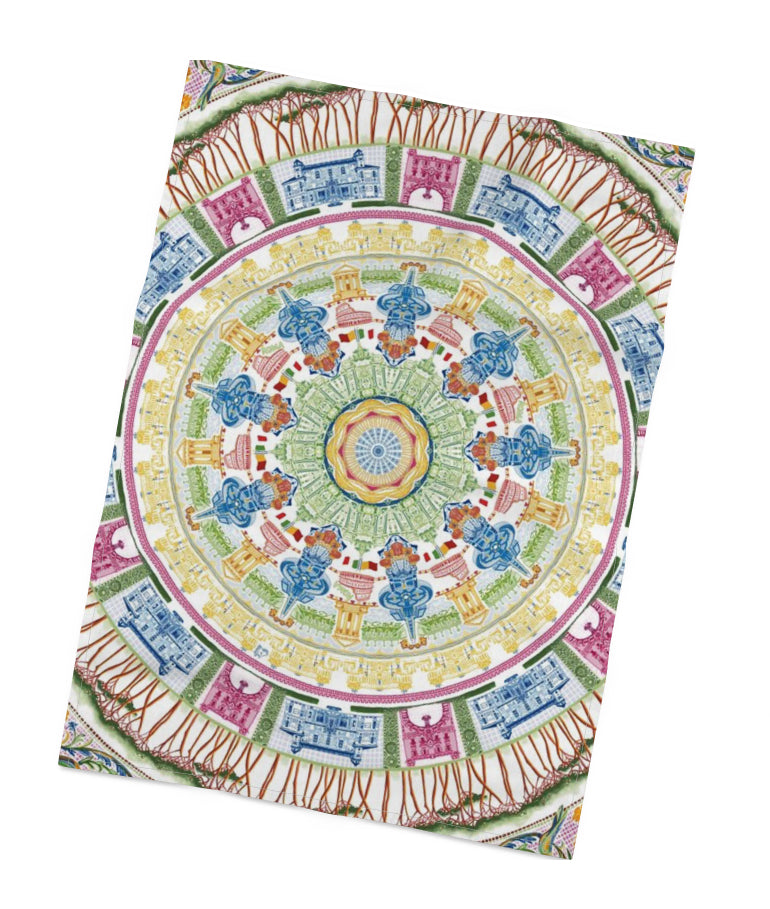 Rome themed tea towel