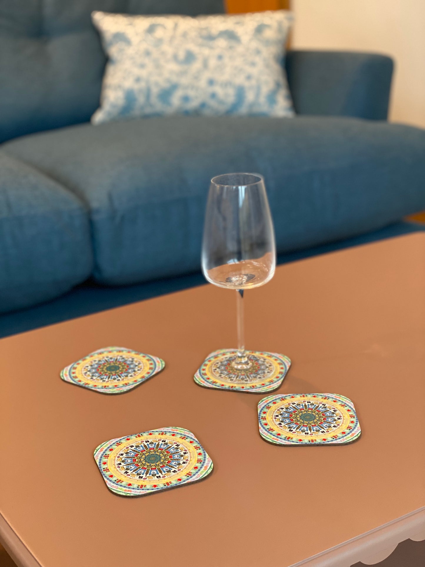 London themed coasters - set of 4