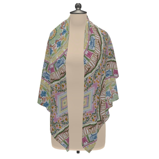 Rome themed 100% cotton scarf