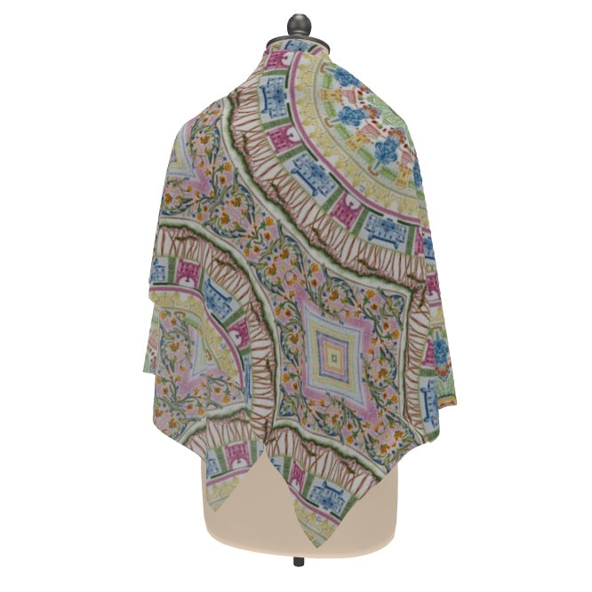 Rome themed 100% cotton scarf