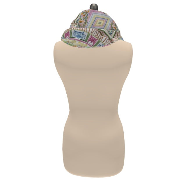 Rome themed 100% cotton scarf