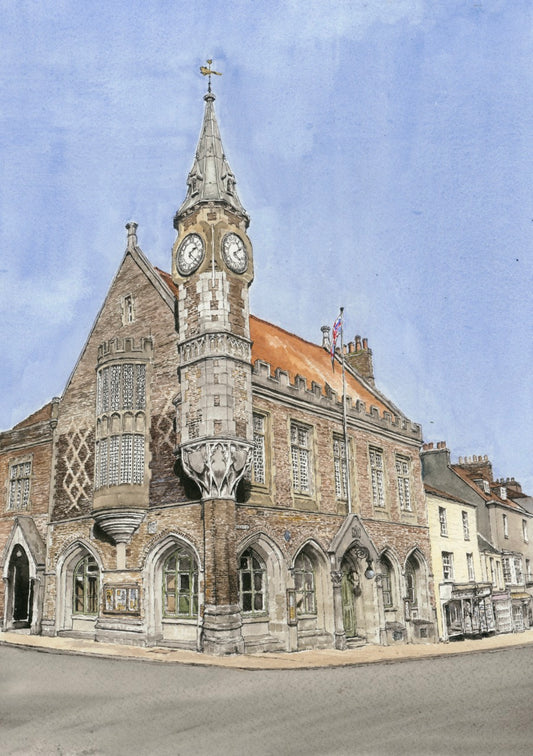 Dorchester Corn Exchange - art print
