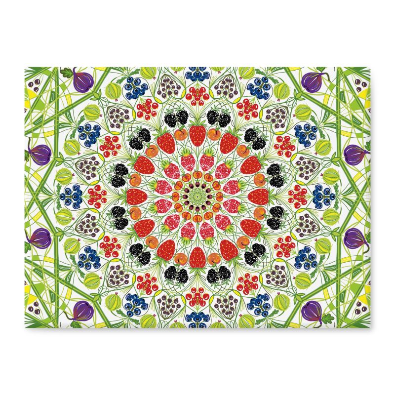 Fruit themed stoneware chopping board