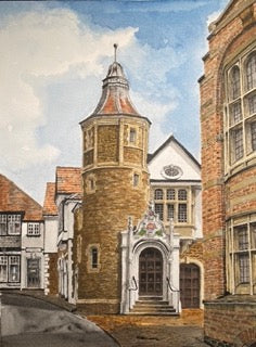 Lyme Regis Guildhall - art print
