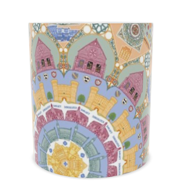 Dorchester themed bone china mug
