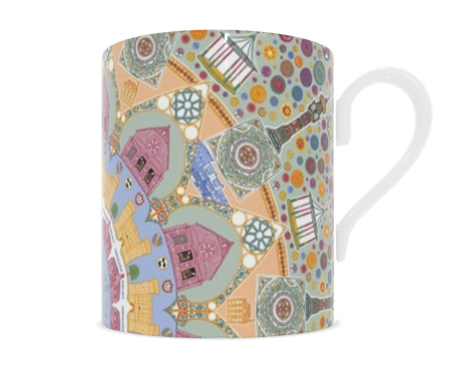 Dorchester themed bone china mug