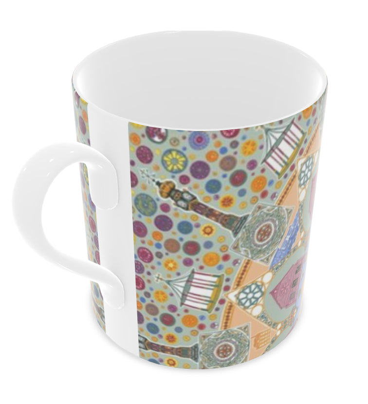 Dorchester themed bone china mug