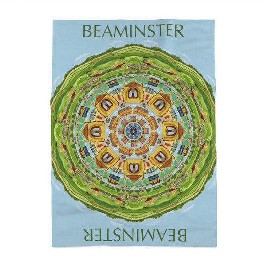 Beaminster themed tea towel