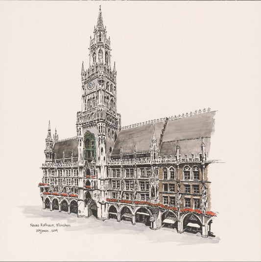 Neues Rathaus, Munich, Germany - art print
