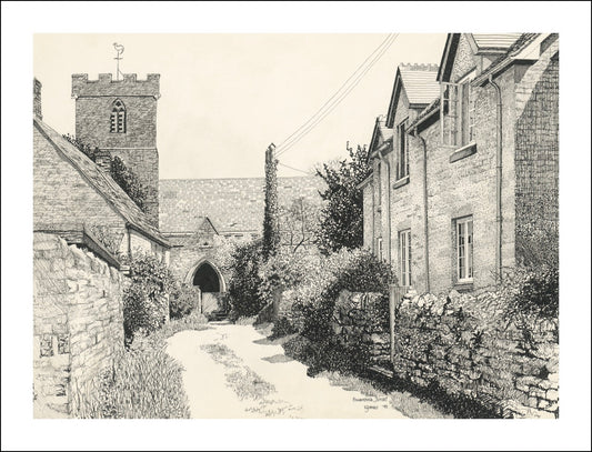 Powerstock, Dorset - art print